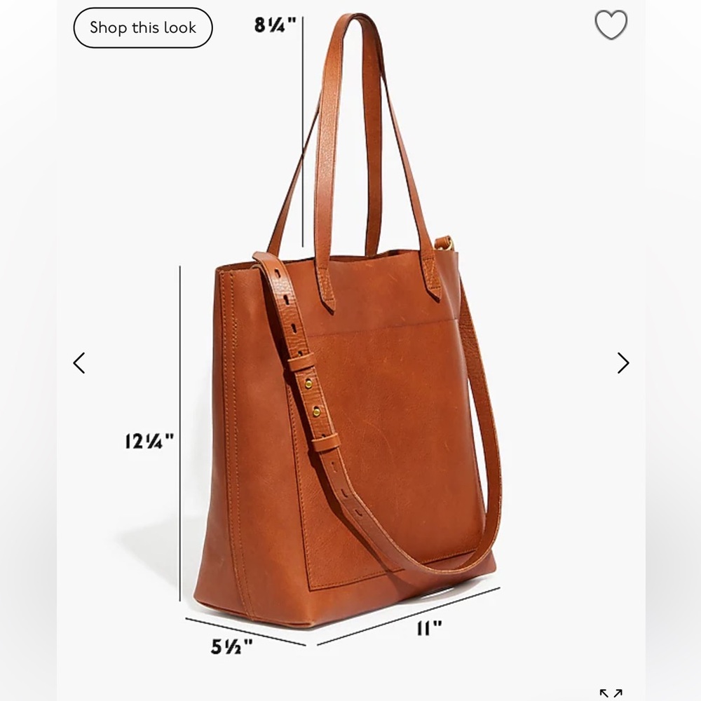Madewell Leather Transport Tote Medium